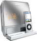 Philips Uhrenradio DC 190 mit iPod-Dock, silber